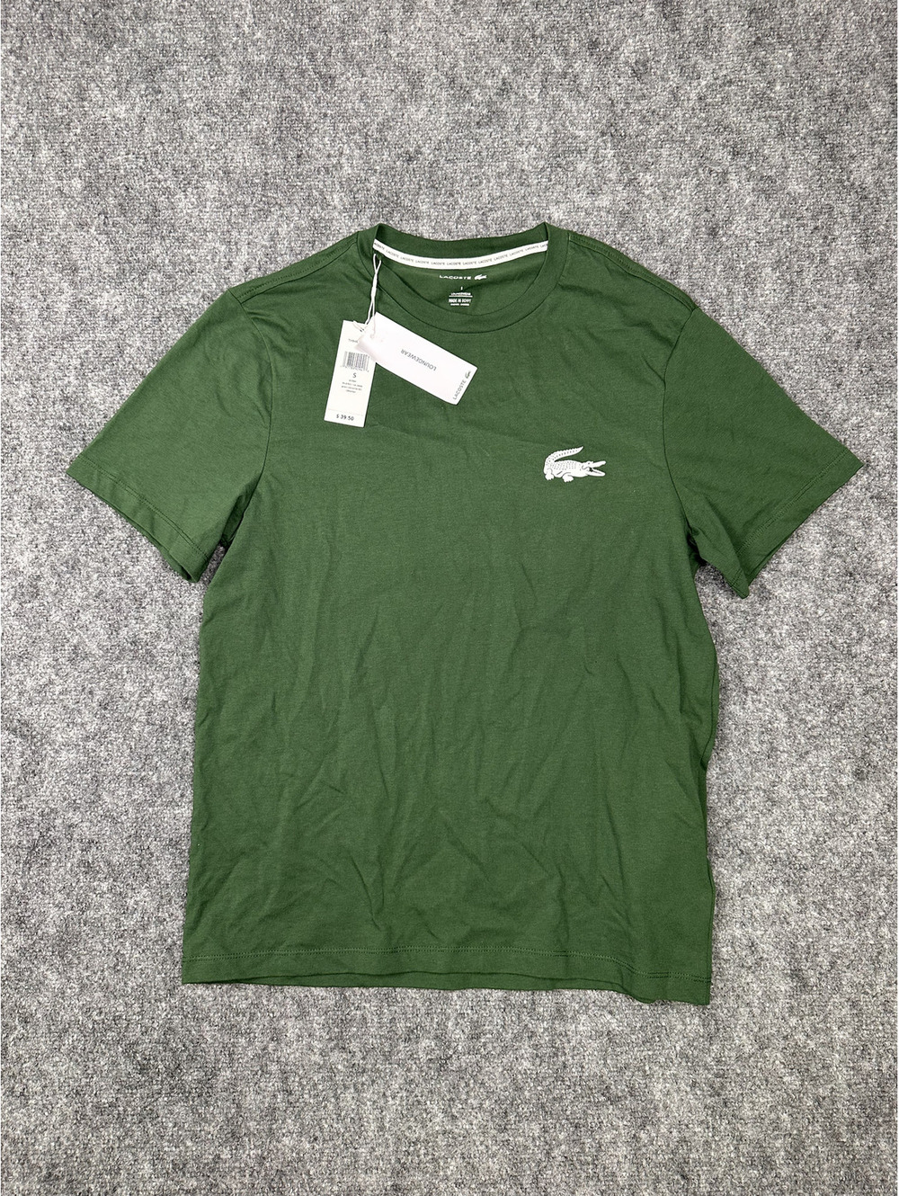Lacoste Green Logo Crewneck T-Shirt